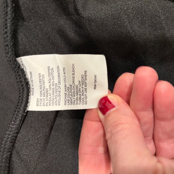 DSG Women's Size XS Zip Up Hooded Jacket Quilted Black Dick's Sporting Goods - Picture 5 of 5